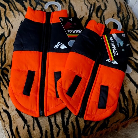 Pet Coat Dog or Cat Winter Wear w/ Zipper XS SM EA. New w/ Tag! - Picture 1 of 4